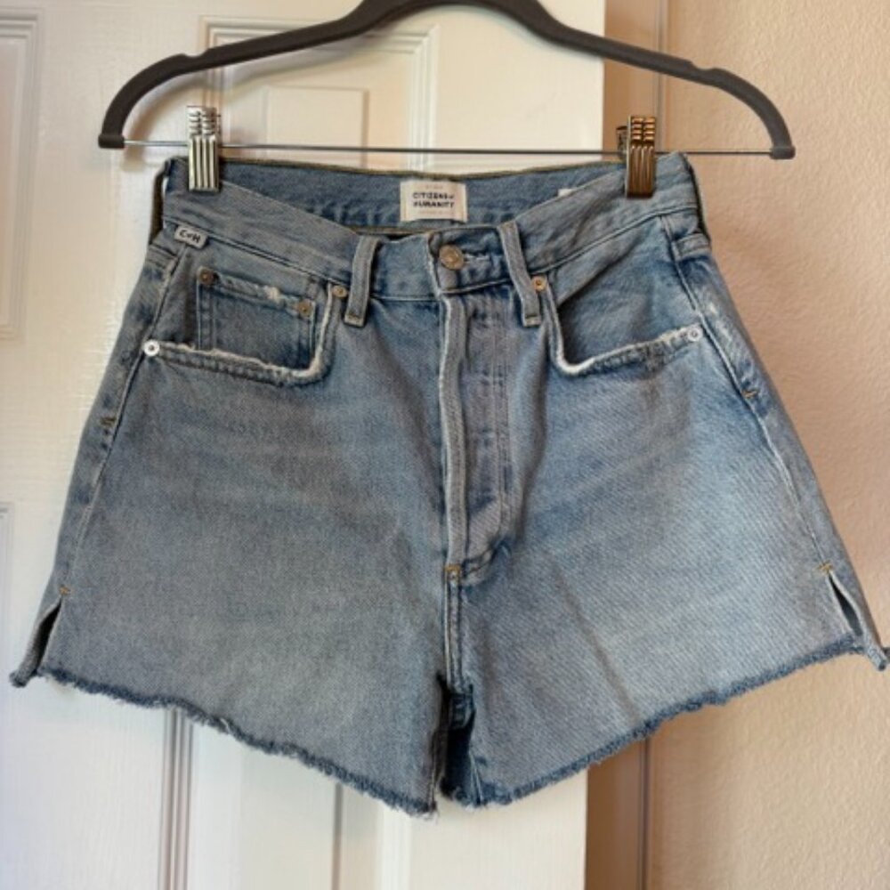 CITIZENS OF HUMANITY Marlow Denim Shorts in Libertine 24 - Picture 4 of 5